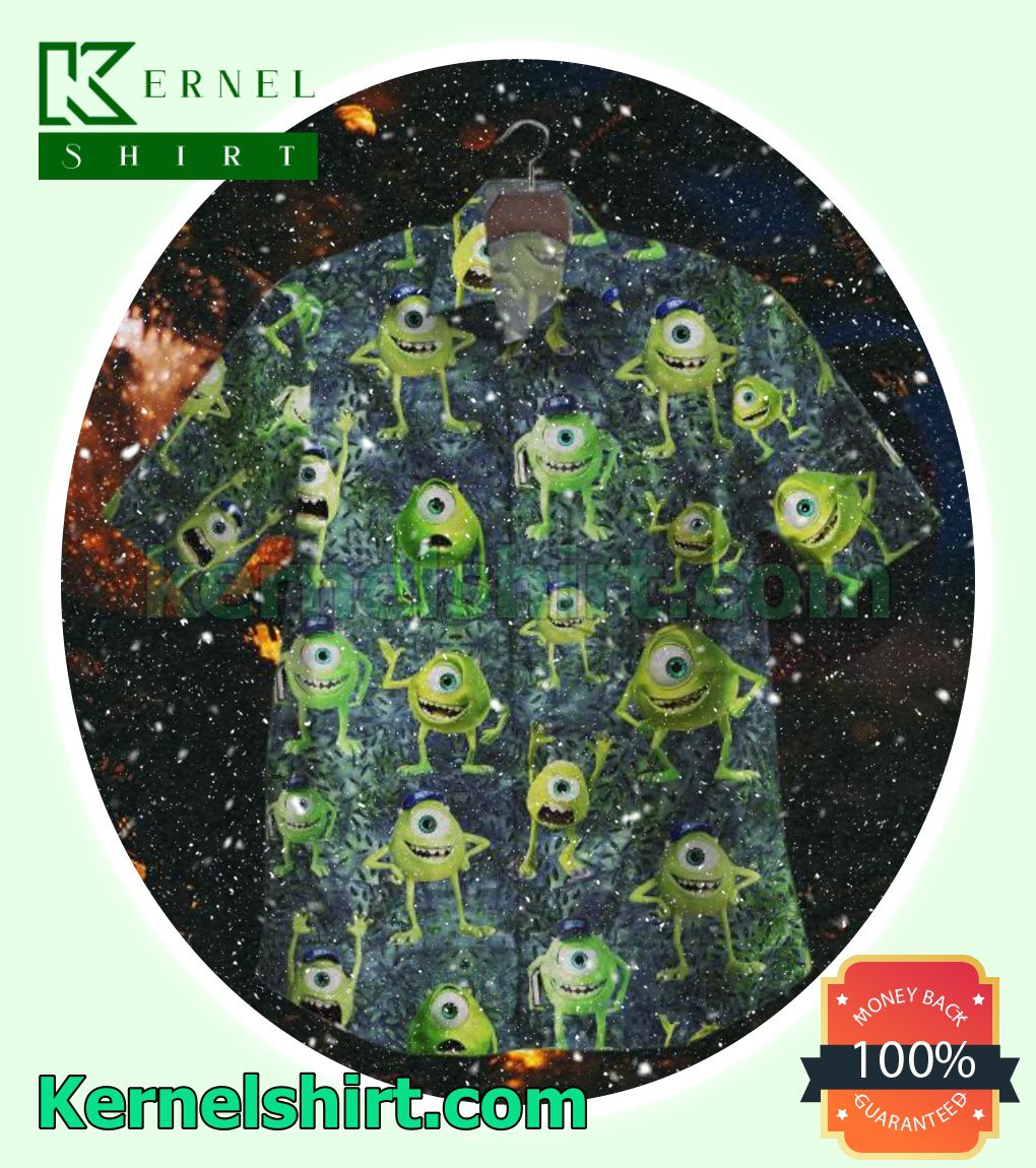 Monsters Mike Wazowski Beach Shirts