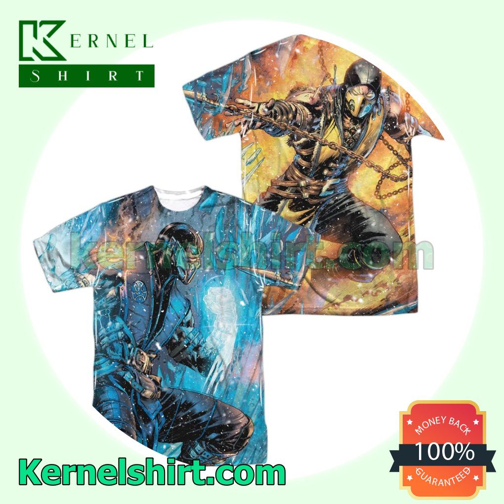 Mortal Kombat Kombat Comic Birthday Shirts
