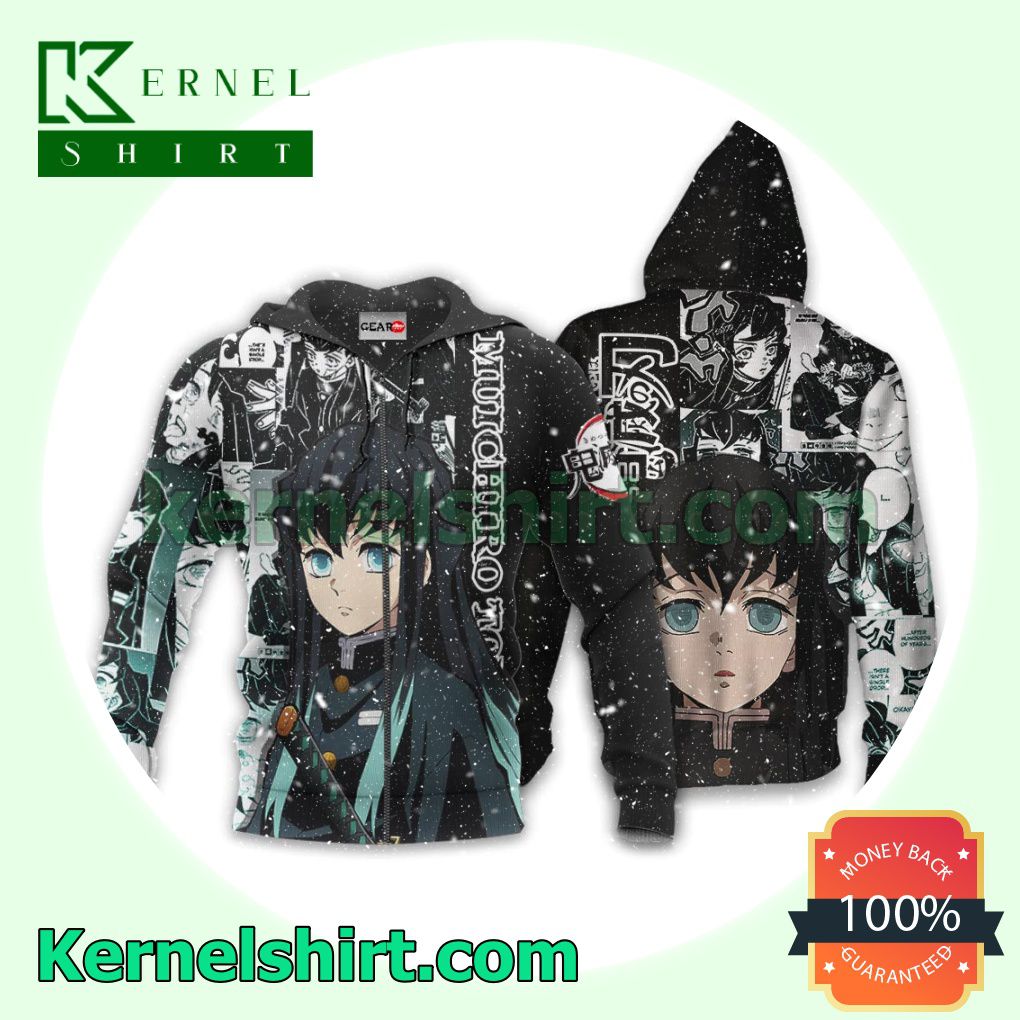 Muichiro Tokito Demon Slayer Anime Manga Fans Gift Hoodie Sweatshirt Button Down Shirts