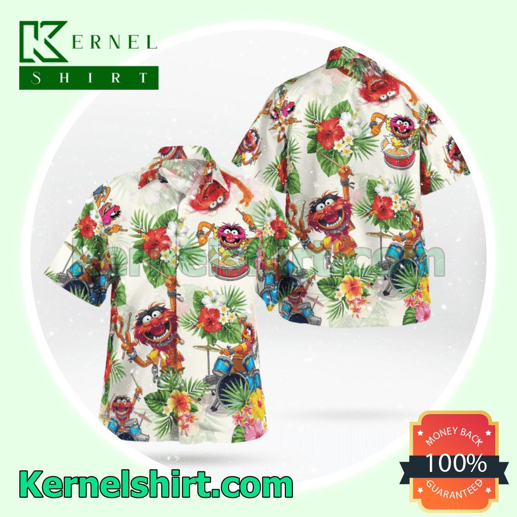 Muppet Tropical Floral Beach Shirts