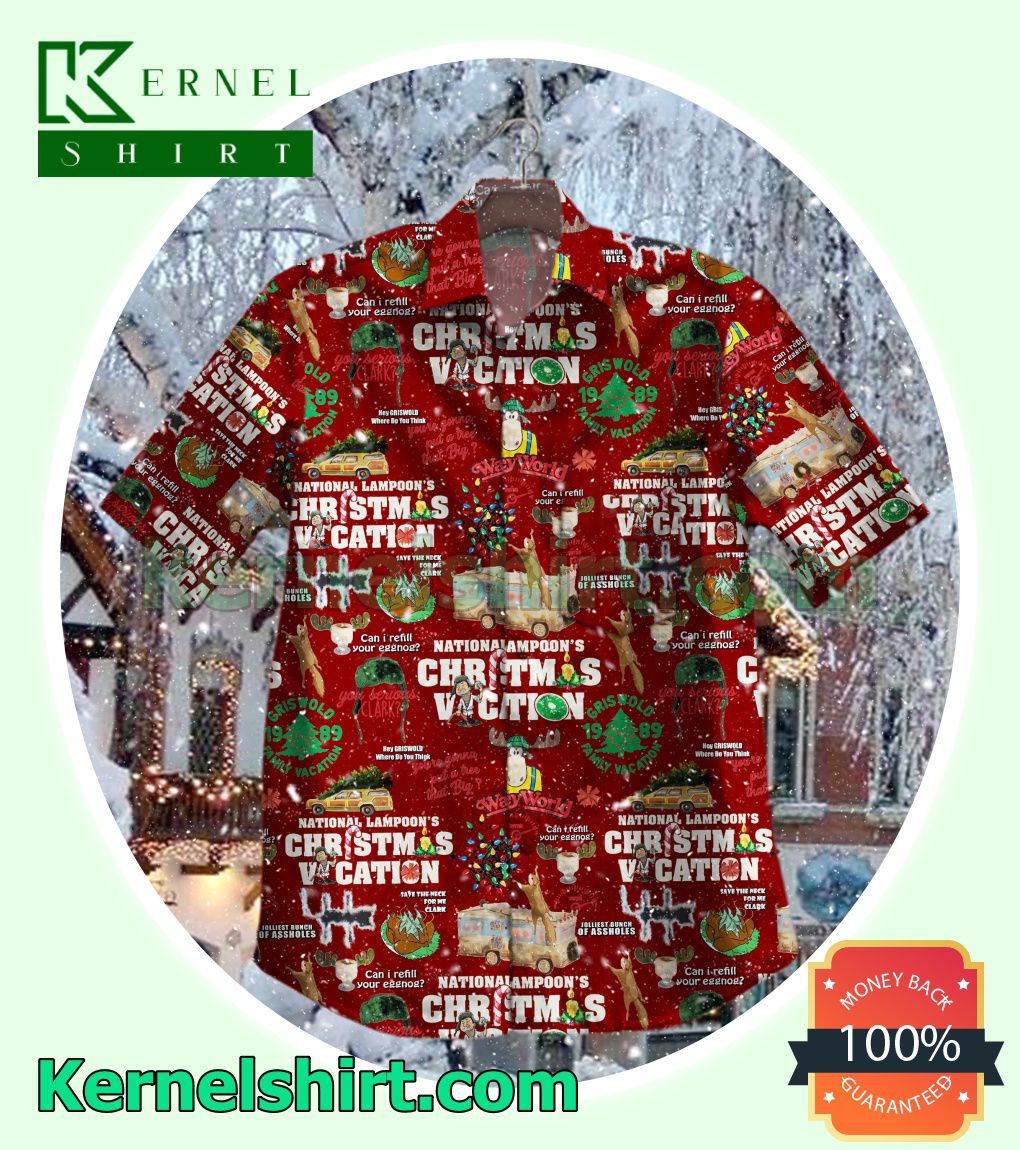 National Lampoon's Christmas Vacation Red Beach Shirts