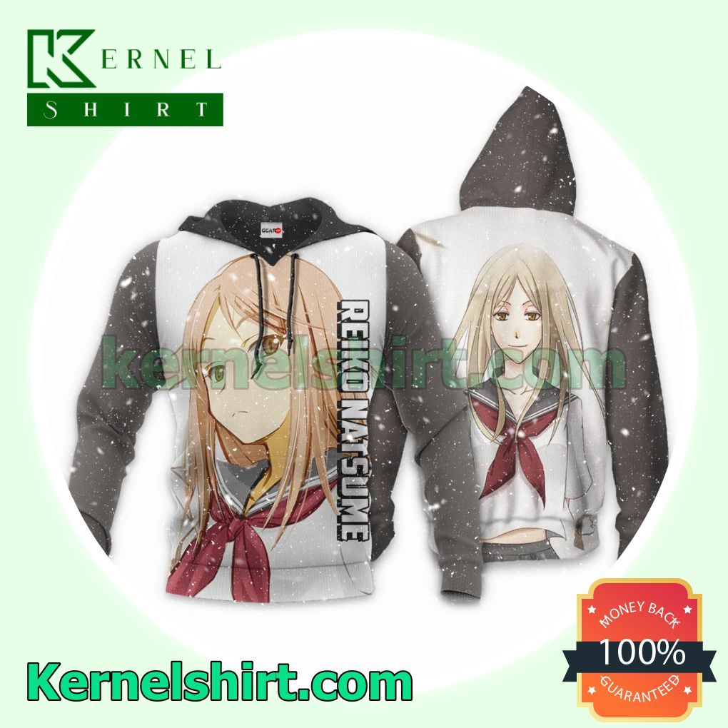 Sale Off Natsume Yuujinchou Reiko Natsume Anime Fans Gift Hoodie Sweatshirt Button Down Shirts