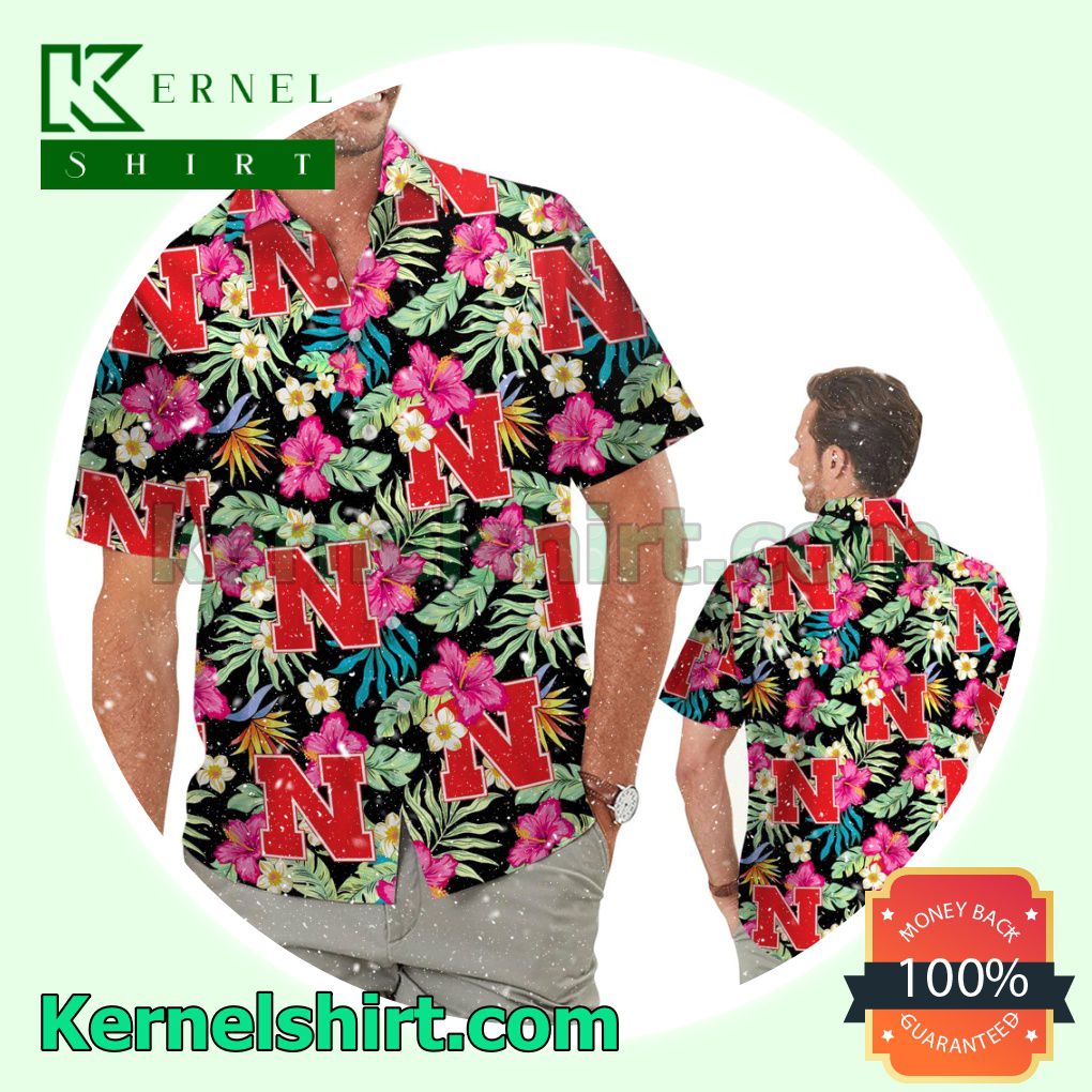 Nebraska Cornhuskers Hibiscus Summer Hawaiian Shirt