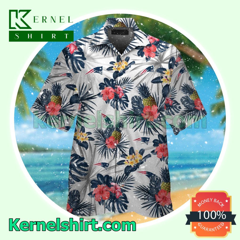 New England Patriots Summer Hawaiian Shirt