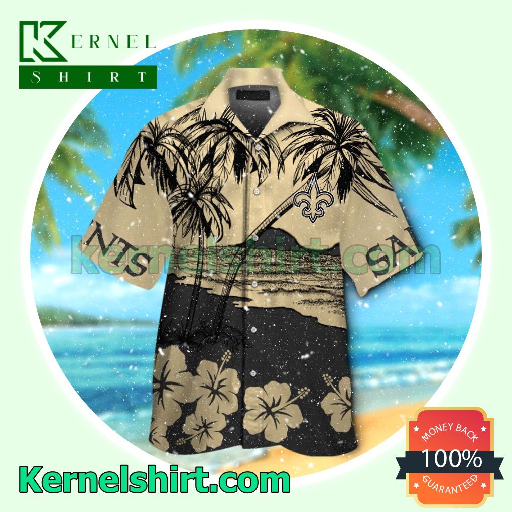 New Orleans Saints Summer Hawaiian Shirt