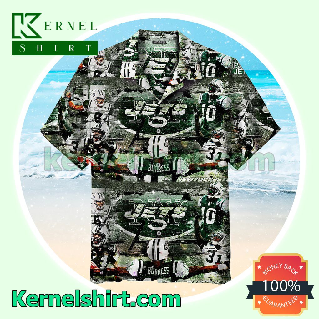 New York Jets Football Player Vintage Beach Shirt