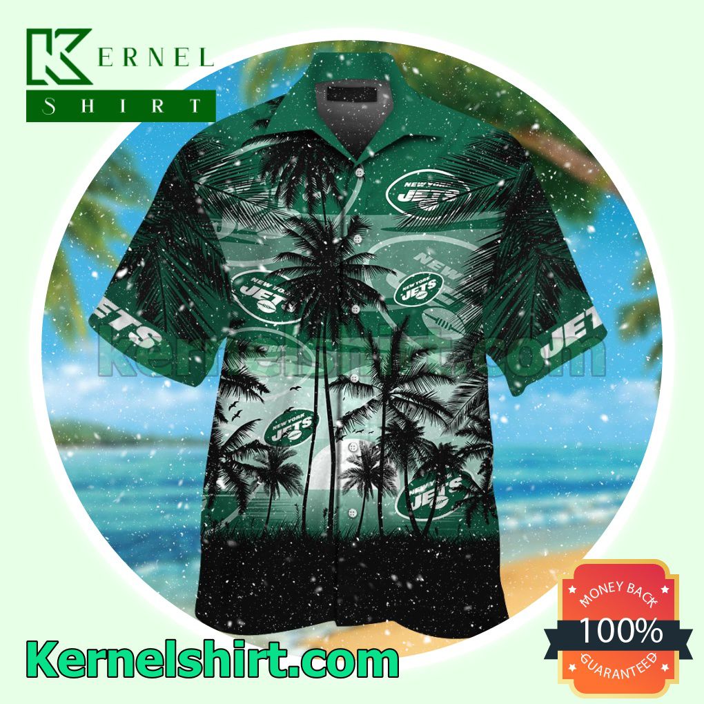 New York Jets Summer Hawaiian Shirt