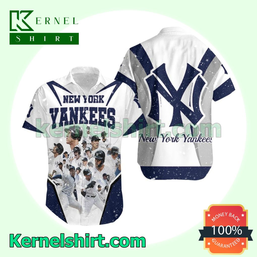 New York Yankees All Best Players In One Beach Shirt