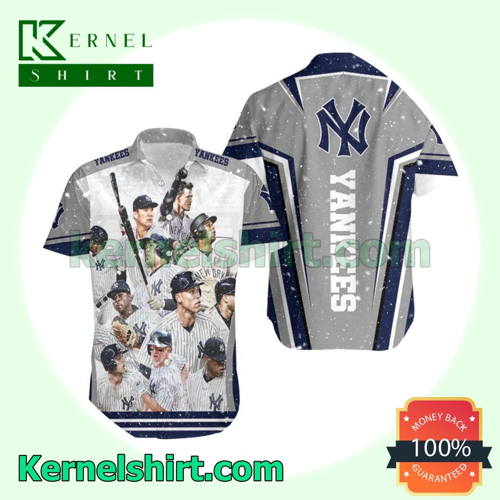 New York Yankees All Great Players Beach Shirt