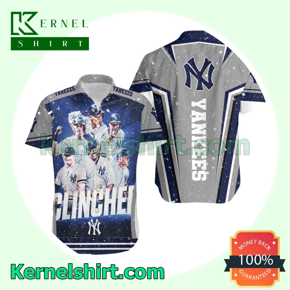 New York Yankees Players Clinched Beach Shirt