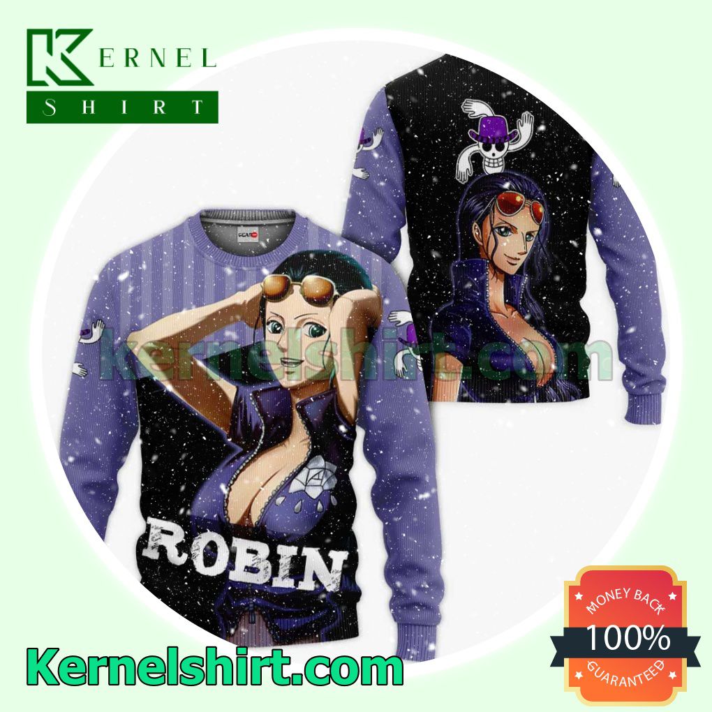 Top Rated Nico Robin One Piece Anime Fans Gift Hoodie Sweatshirt Button Down Shirts