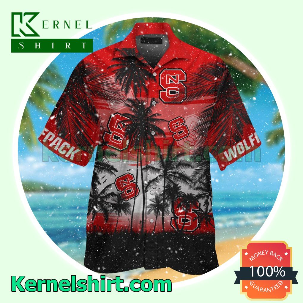 North Carolina State Wolfpack Summer Hawaiian Shirt