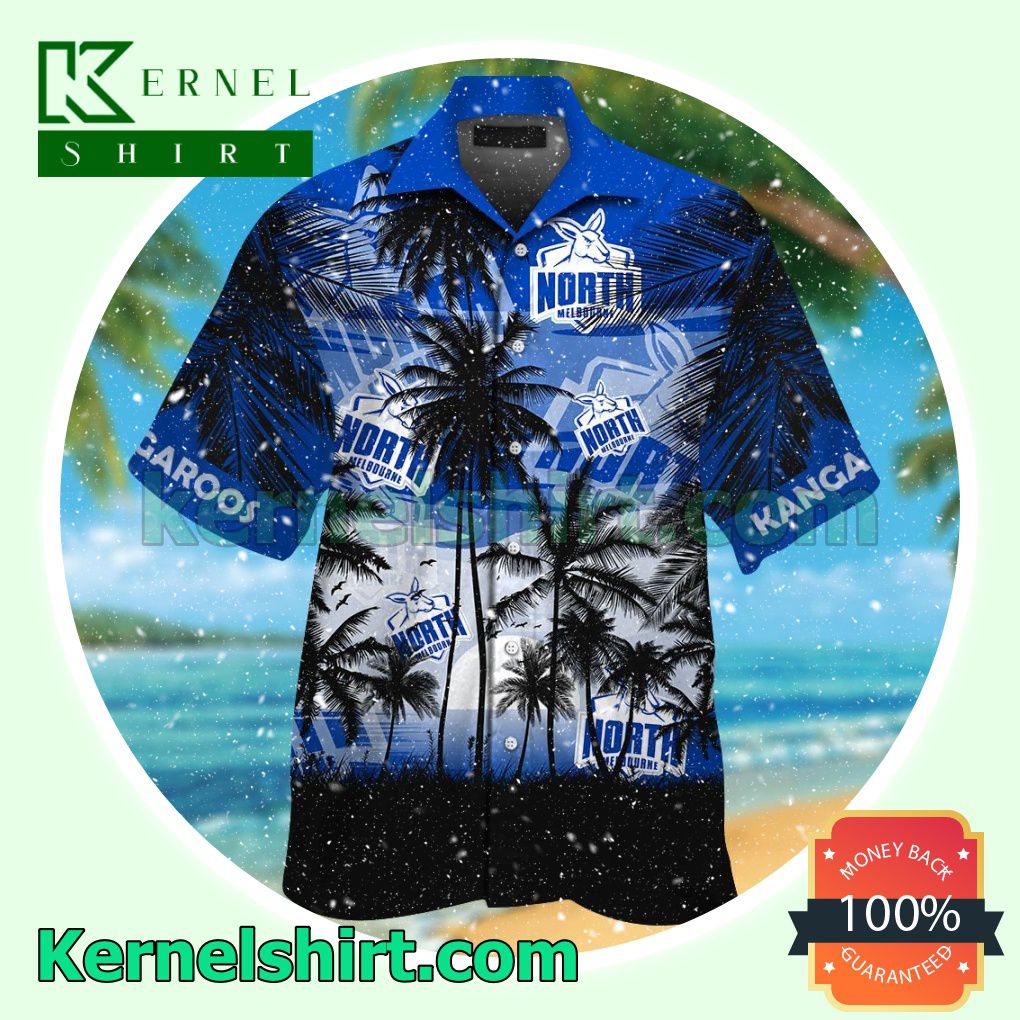 North Melbourne Kangaroos Summer Hawaiian Shirt