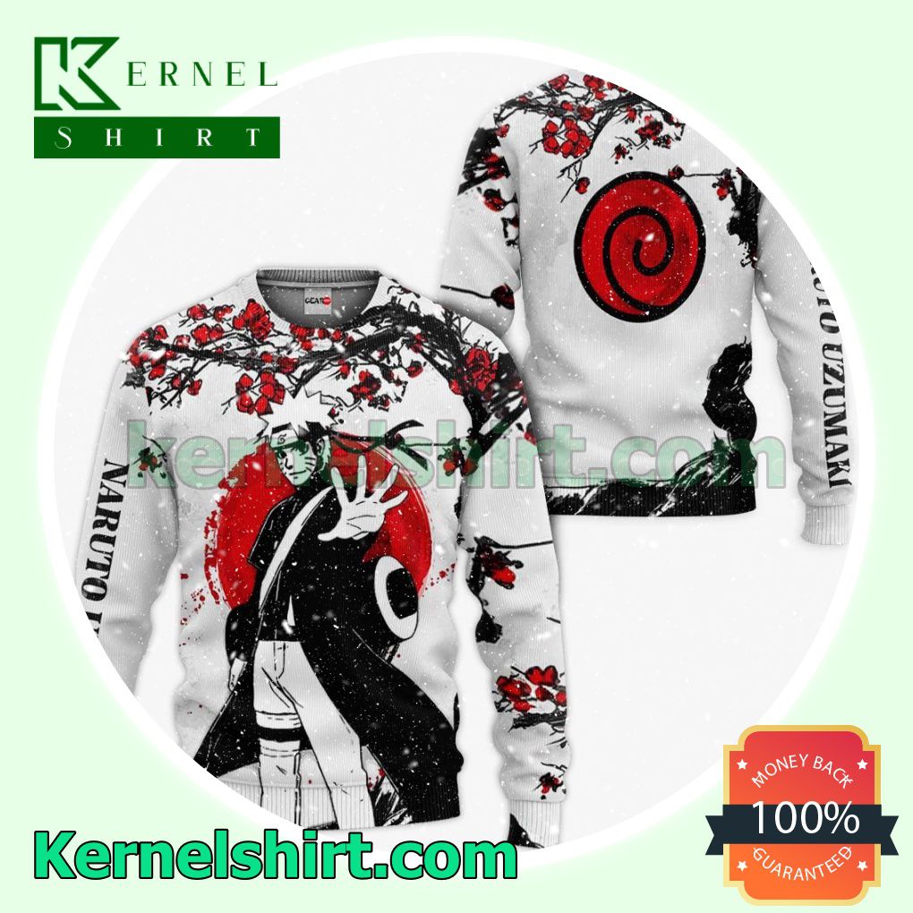 The cheapest Nrt Uzumaki Japan Style Custom Naruto Anime Fans Gift Hoodie Sweatshirt Button Down Shirts