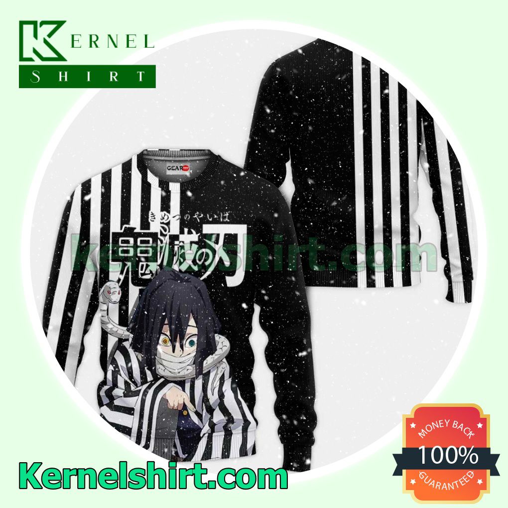 Clothing Obanai Iguro Demon Slayer Anime Fans Gift Hoodie Sweatshirt Button Down Shirts