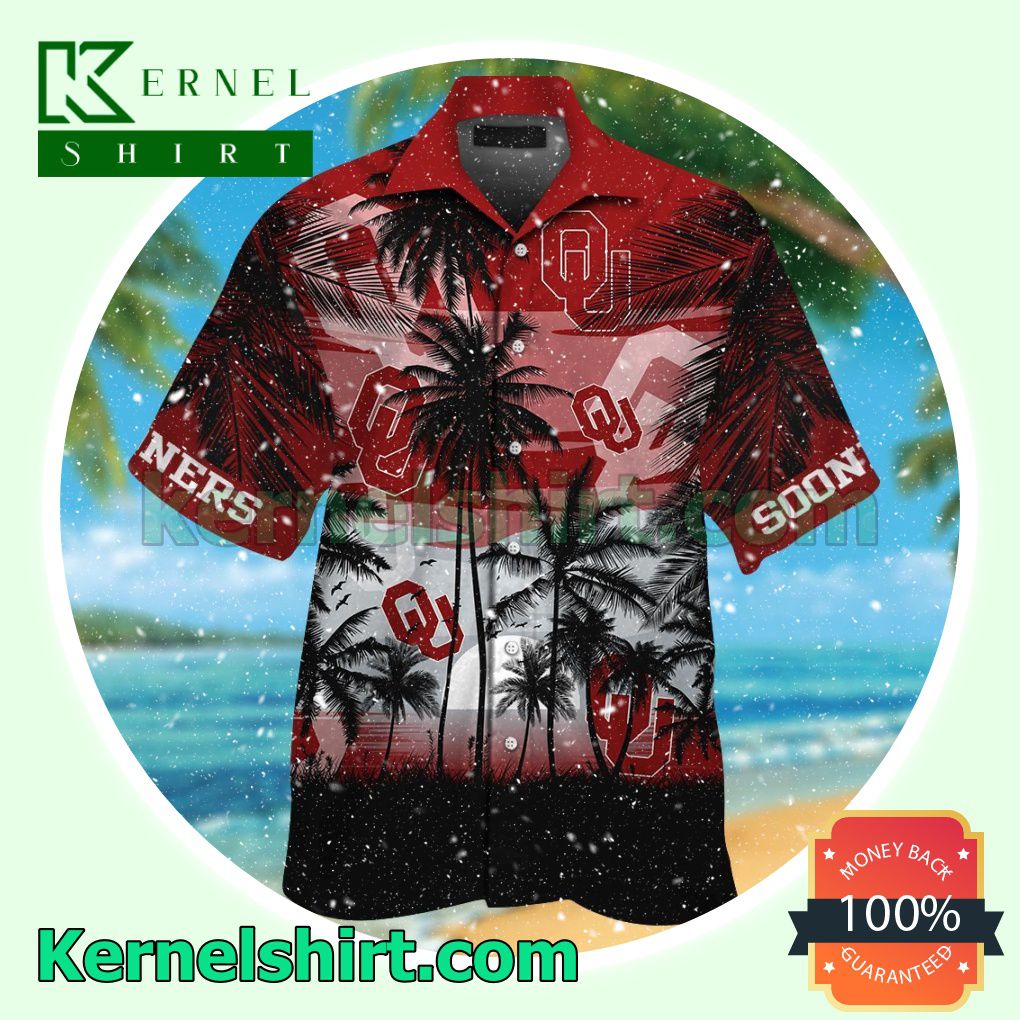 Oklahoma Sooners Tropical Summer Hawaiian Shirt