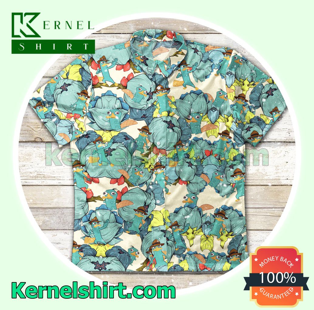 Perry The Platypus Vintage Beach Shirts