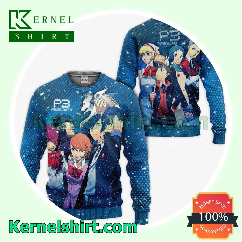 Amazon Persona 3 Team Anime Fans Gift Hoodie Sweatshirt Button Down Shirts