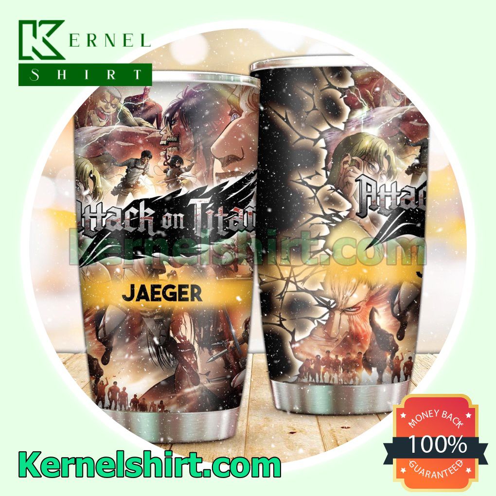 Personalized Anime Attack On Titan Sublimation Tumbler a