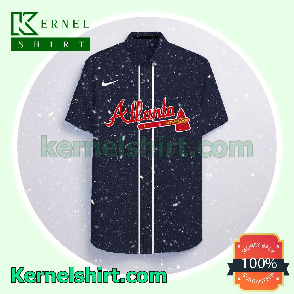 Personalized Atlanta Braves Aloha Beach Hawaiian Shirt