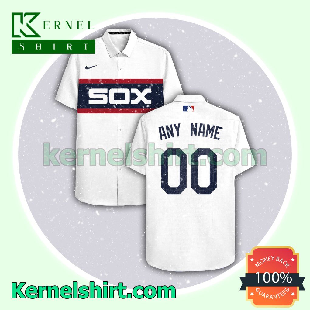 Personalized Chicago White Sox White Packer Lover Aloha Beach Hawaiian Shirt