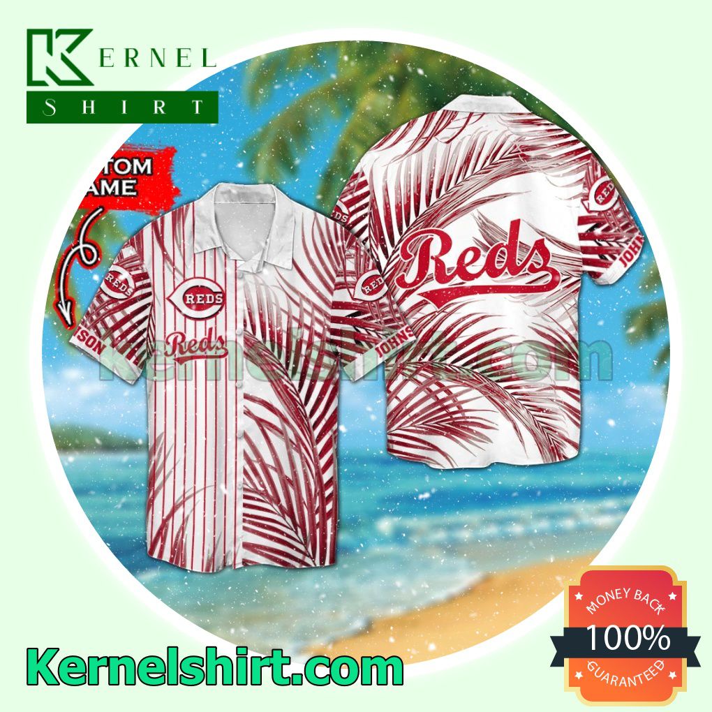 Personalized Cincinnati Reds Summer Hawaiian Shirt