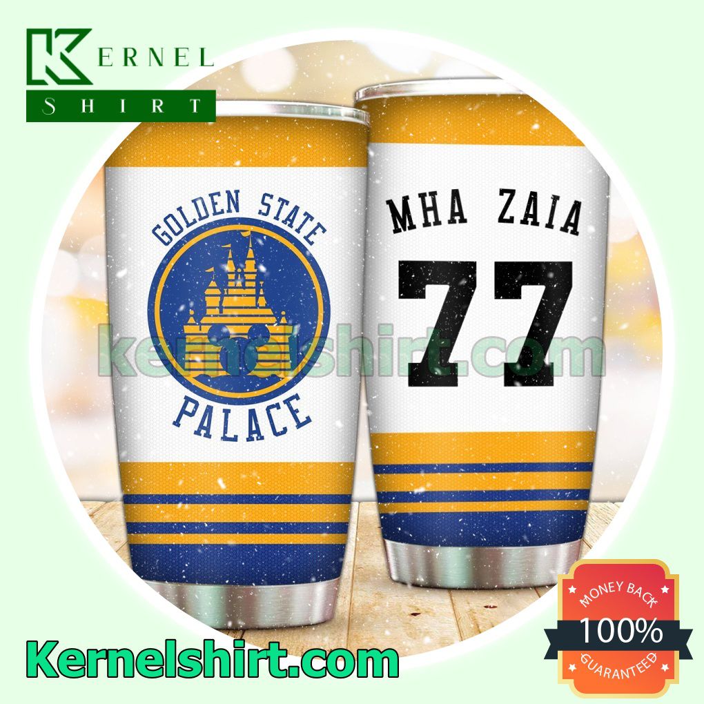 Personalized Golden State Palace Sublimation Tumbler