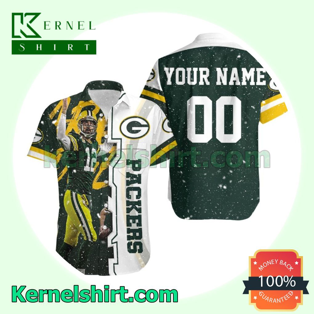 Personalized Green Bay Packers Aaron Rodgers 12 Nfl 2020 Season Champion Nfc North Winner Beach Shirt