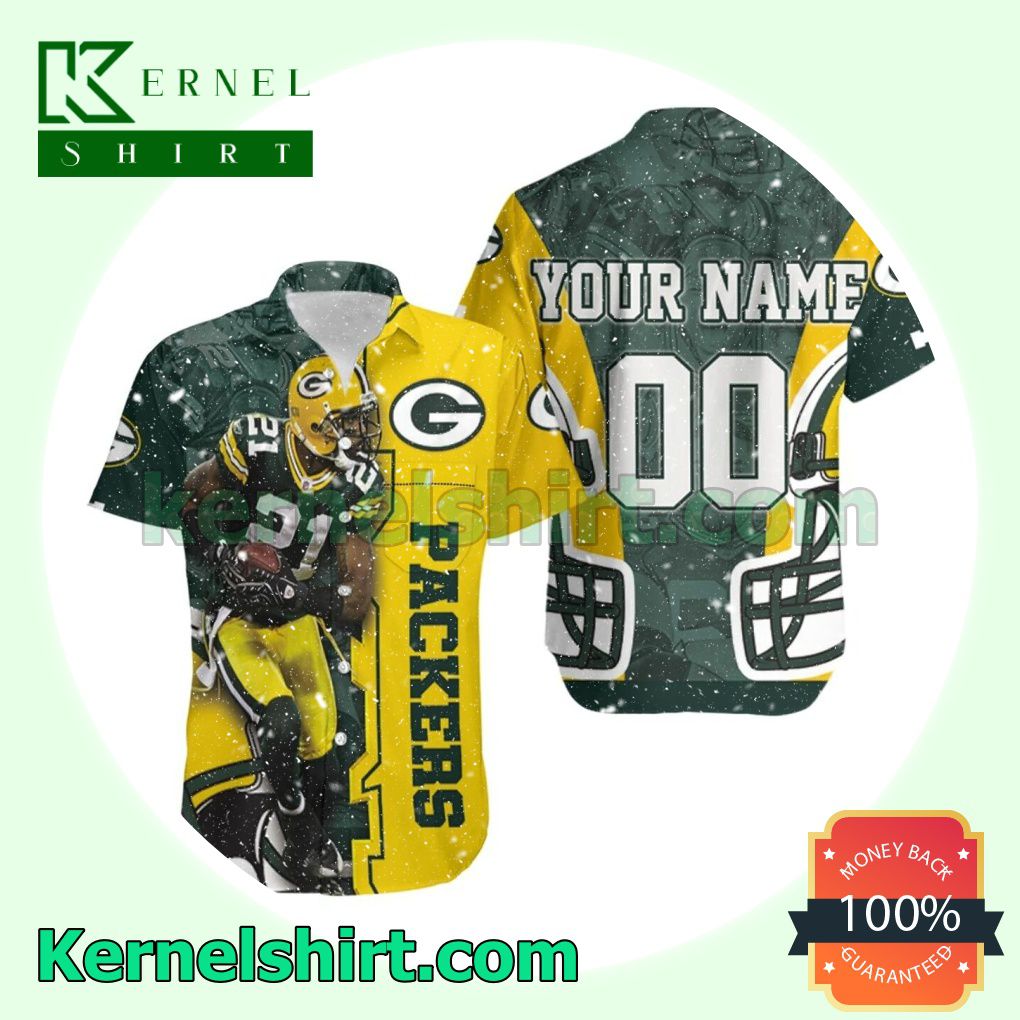 Personalized Green Bay Packers Darnell Savage 21 Great Player Nfl Beach Shirt