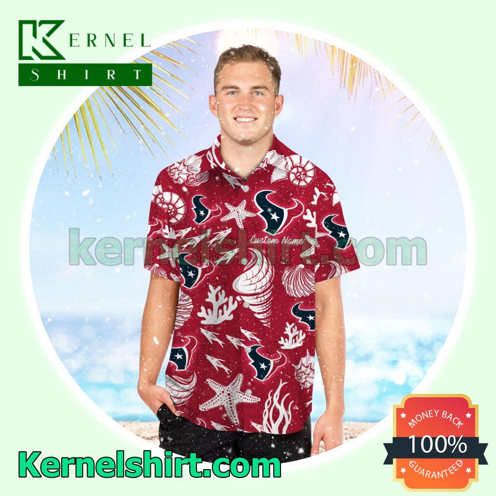 Personalized Houston Texans Summer Hawaiian Shirt