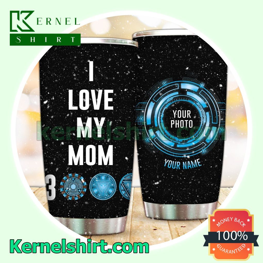 Personalized I Love My Mom 3000 Sublimation Tumbler