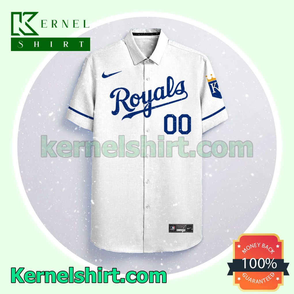 Personalized Kansas City Royals White Gift For Fans Aloha Beach Hawaiian Shirt