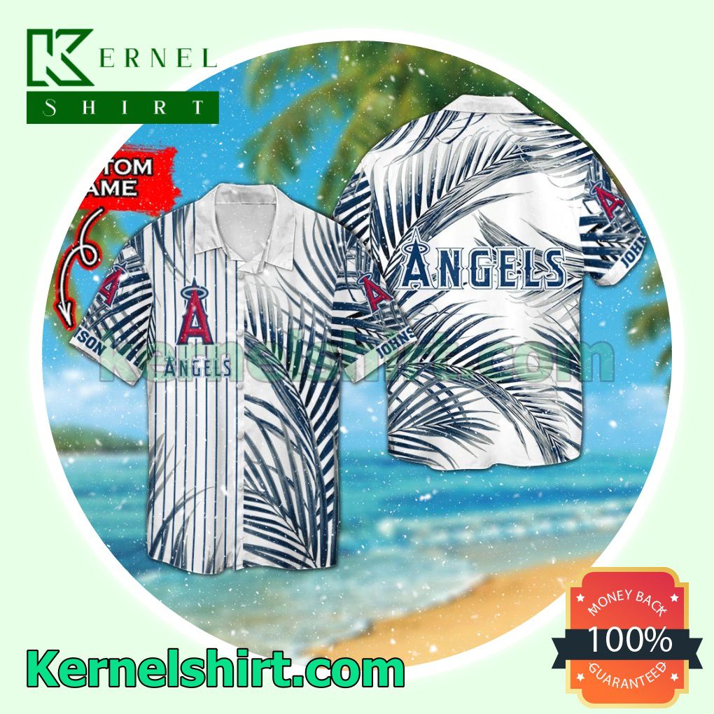 Personalized Los Angeles Angels Summer Hawaiian Shirt