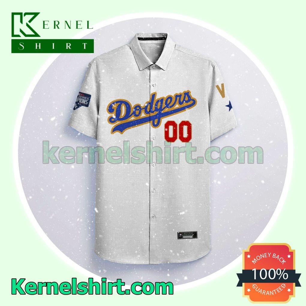 Personalized Los Angeles Dodgers White Gift For Fans Aloha Beach Hawaiian Shirt a