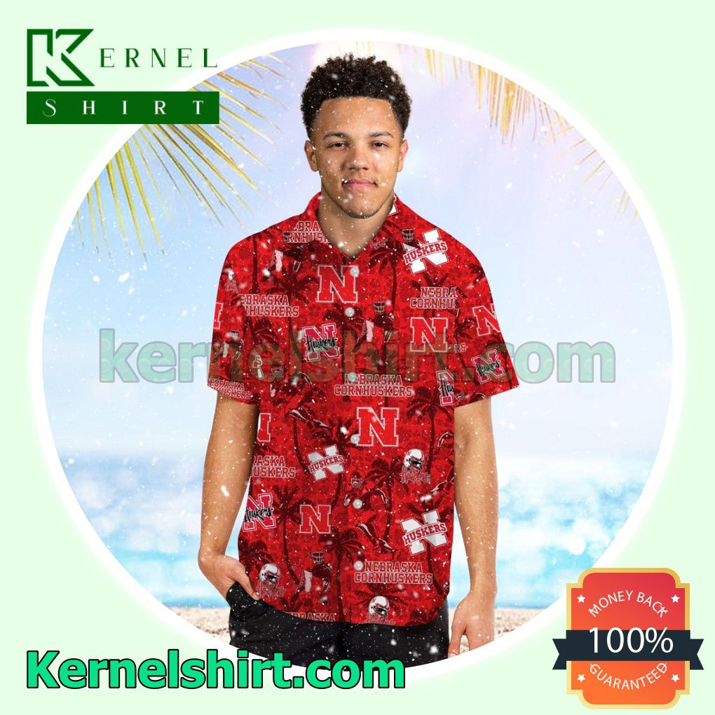 Personalized Nebraska Cornhuskers Coconut Summer Hawaiian Shirt