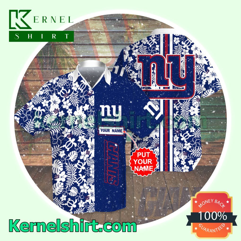 Personalized New York Giants Summer Hawaiian Shirt