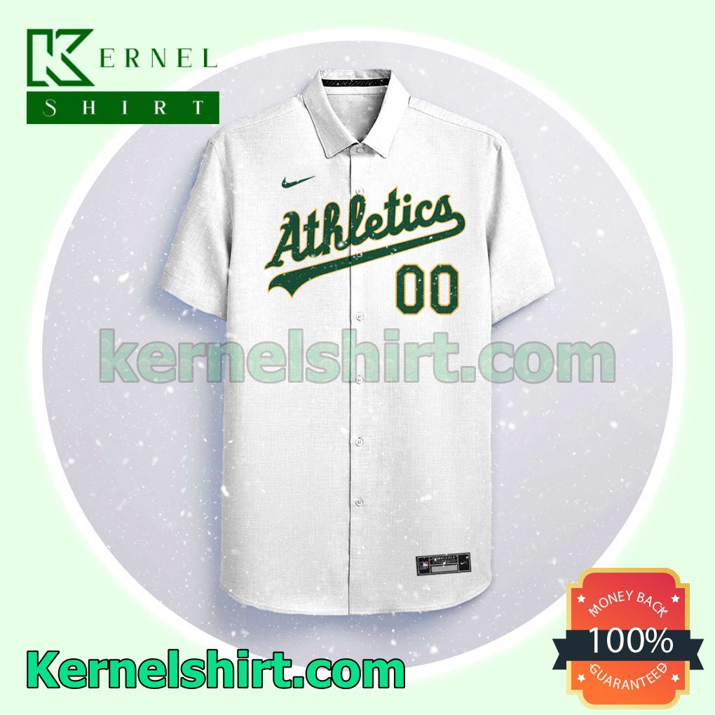 Personalized Oakland Athletics White Gift For Fans Aloha Beach Hawaiian Shirt