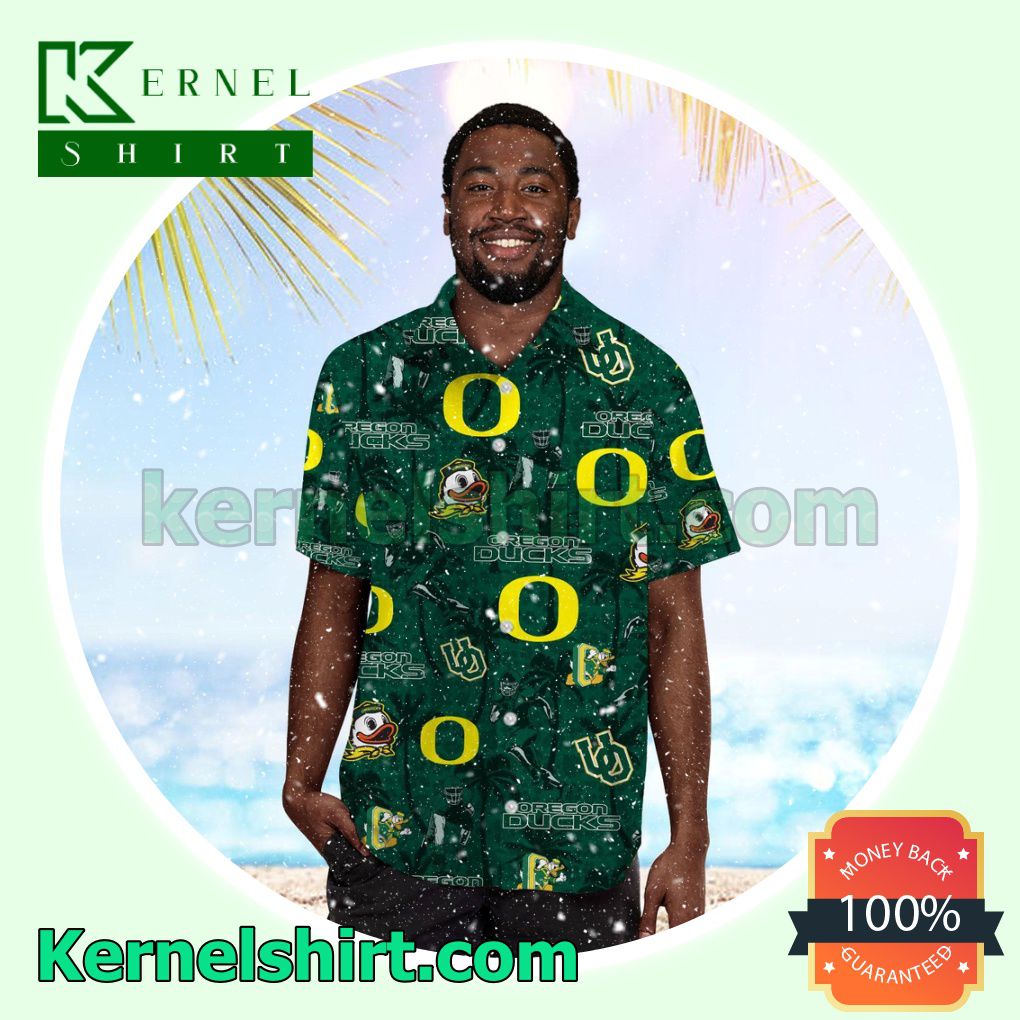Personalized Oregon Ducks Coconut Summer Hawaiian Shirt