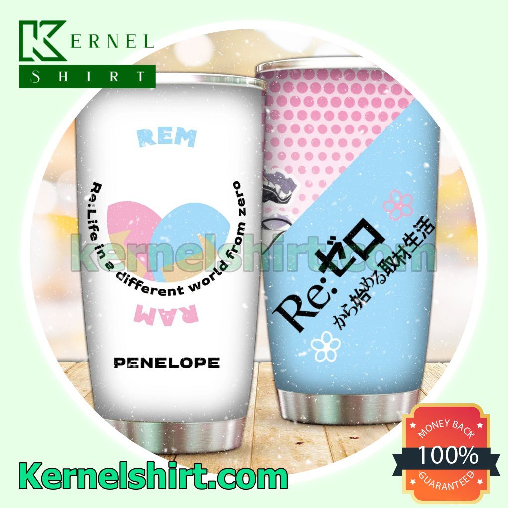 Personalized Re Life In A Different World From Zero Sublimation Tumbler