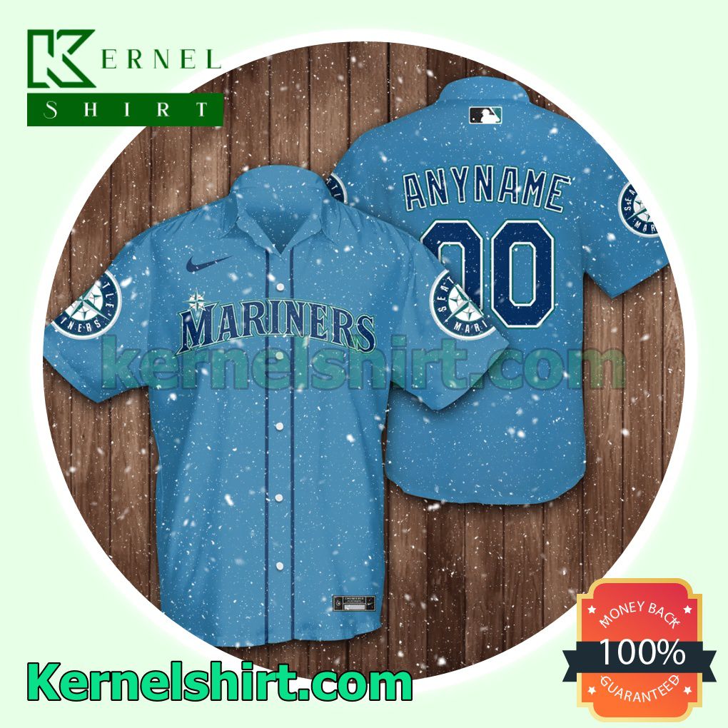 Personalized Seattle Mariners Baseball Aloha Beach Hawaiian Shirt