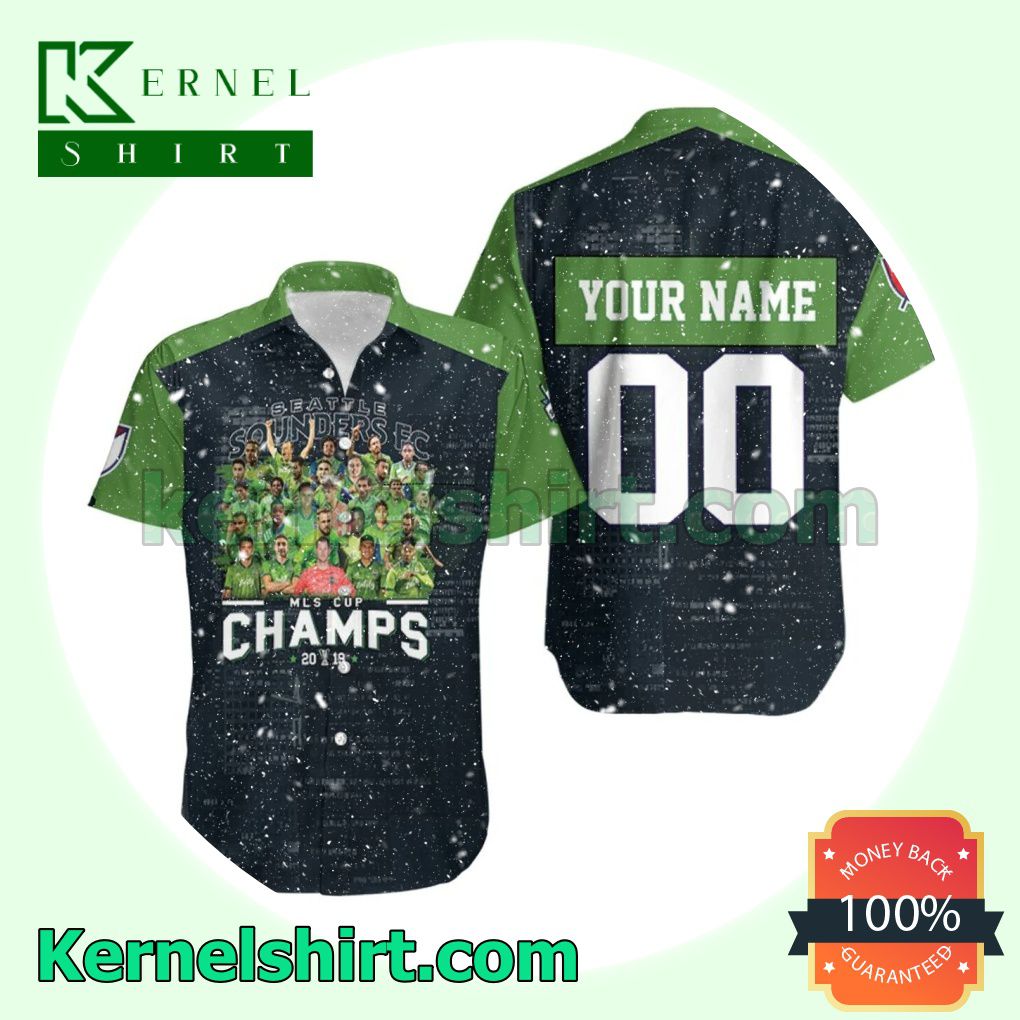 Personalized Seattle Sounders Fc Mls Cup Champs 2019 Beach Shirt