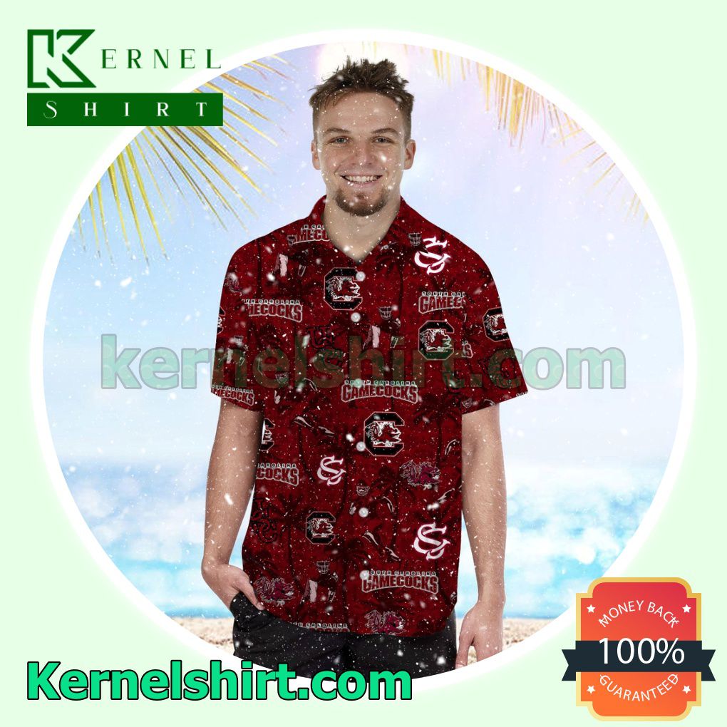 Personalized South Carolina Gamecocks Coconut Summer Hawaiian Shirt