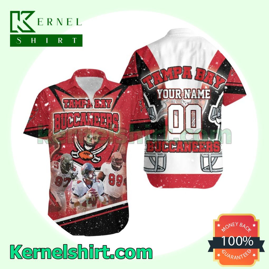 Personalized Tampa Bay Buccaneers Great Players Beach Shirt