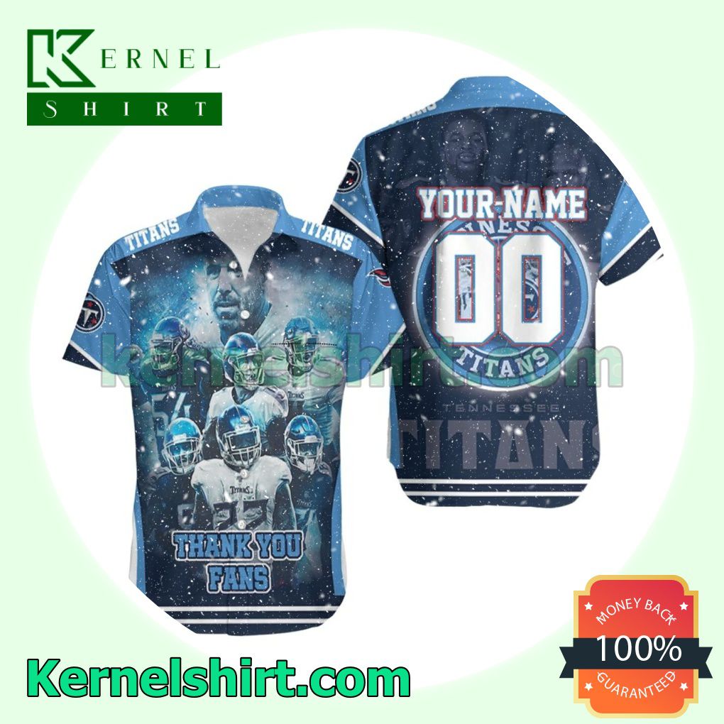 Personalized Tennessee Titans Team Afc South Champions Super Bowl Style 2 Beach Shirt