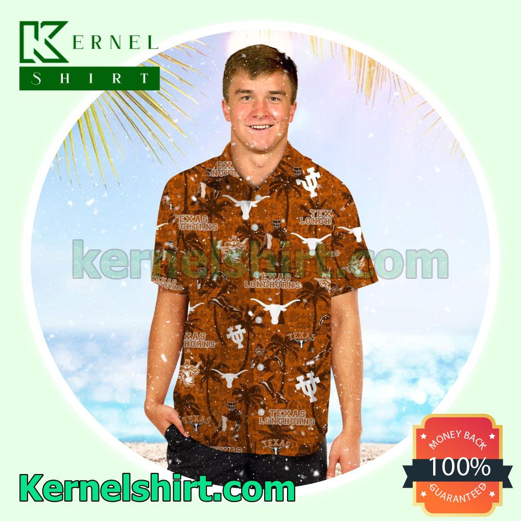 Personalized Texas Longhorns Coconut Summer Hawaiian Shirt