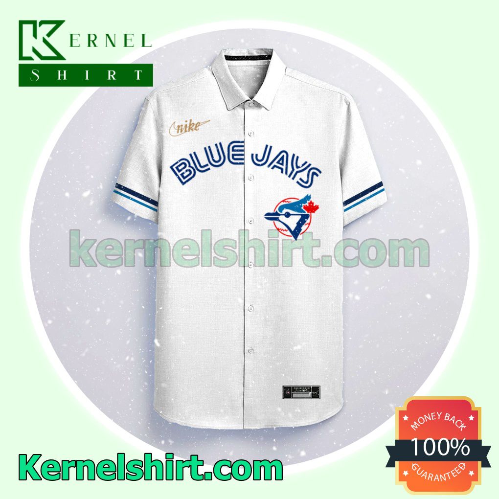 Personalized Toronto Blue Jays White Gift For Fans Aloha Beach Hawaiian Shirt
