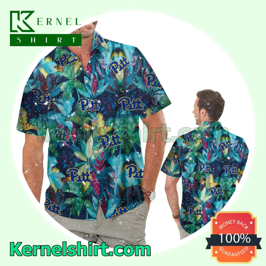 Pittsburgh Panthers Floral Tropical Summer Hawaiian Shirt