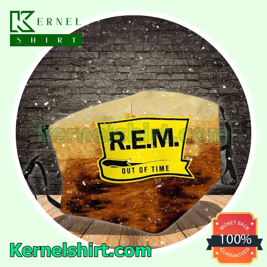 R.e.m. Out Of Time Album Cover Washable Mask