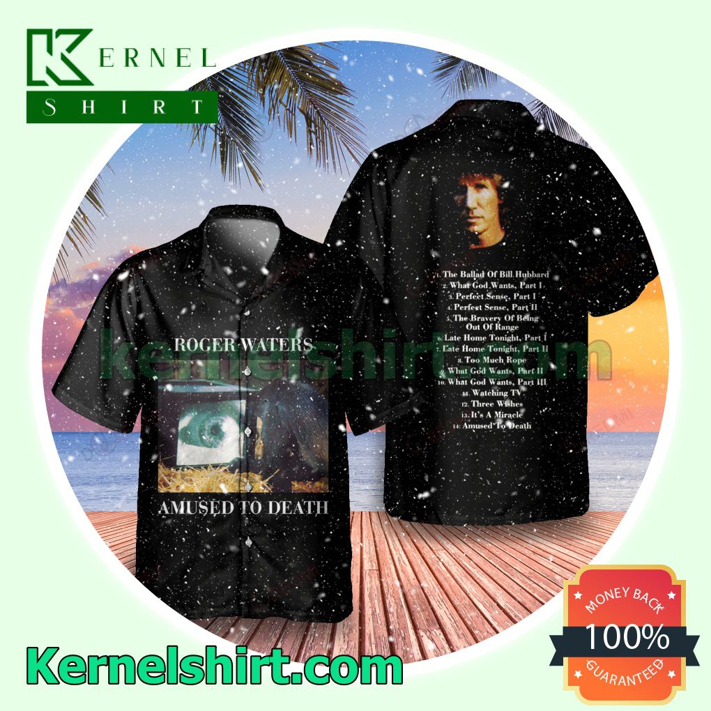Roger Waters Amused To Death Album Cover Summer Beach Shirts