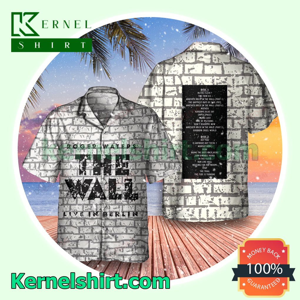 Roger Waters The Wall Live In Berlin Album Cover Summer Beach Shirts